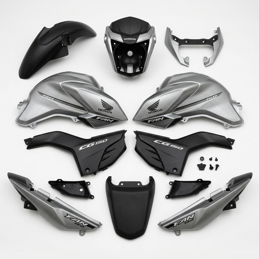 Carenagem Fan 150 2015 Kit Completo Sportive